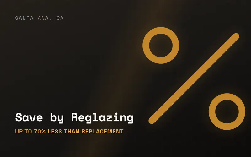 Save by reglazing instead of replacing in Santa Ana, CA